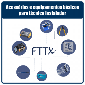 Acessórios e equipamentos para técnico instalador