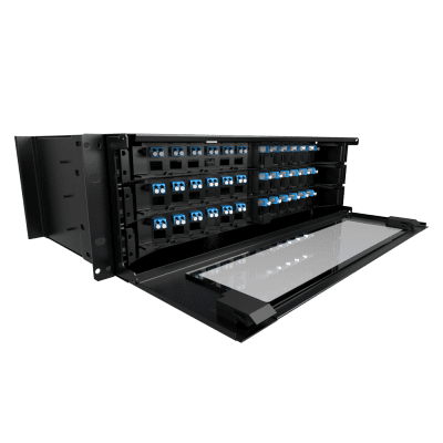 Distribuidor Interno Óptico DIO 72 Fibras Fit AC F2X 36 Cordões