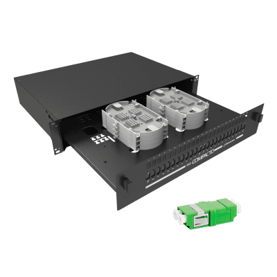 DISTRIBUIDOR INTERNO ÓPTICO DIO 48 FIBRAS COMPACTO