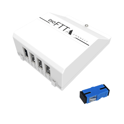 Distribuidor Interno Óptico DIO 1x8 SC UPC FTTA Connect