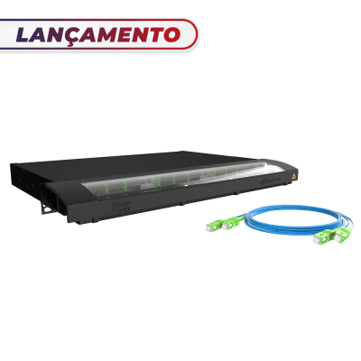 DISTRIBUIDOR INTERNO ÓPTICO DIO 72 FIBRAS DATA CENTER F2X 36 CORDÕES