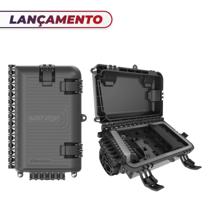 CAIXA TERMINAL ÓPTICA CTO 1×8 NAP POP 8 SEM SPLITTER E ADAPTADOR