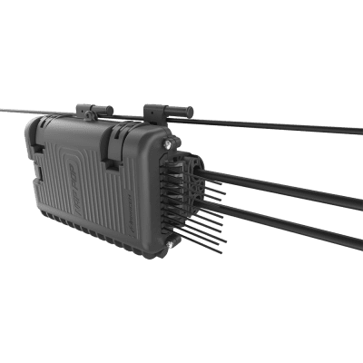 Caixa Terminal Óptica CTO 1x8 SC APC NAP POP com Splitter Desbalanceado 1x2