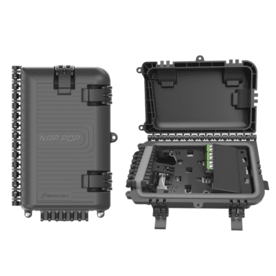 CAIXA TERMINAL ÓPTICA CTO NAP POP 8 – 1X4