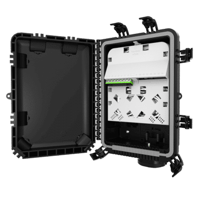 Caixa Terminal Óptica CTO 1x8 SC APC NAP NG (6.5 a 12) com Reserva Click