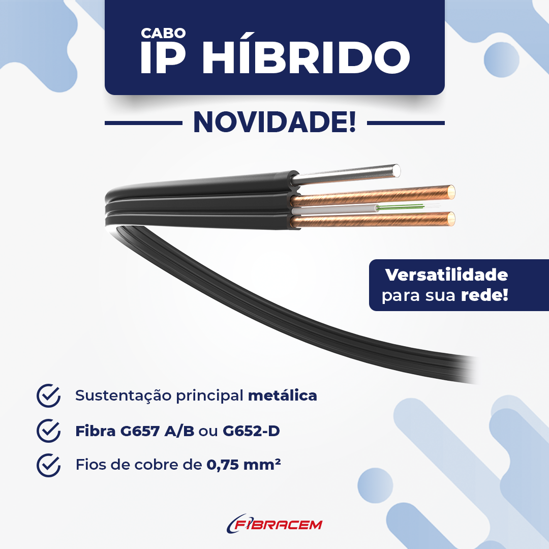 Cabo Óptico IP Híbrido Fibracem