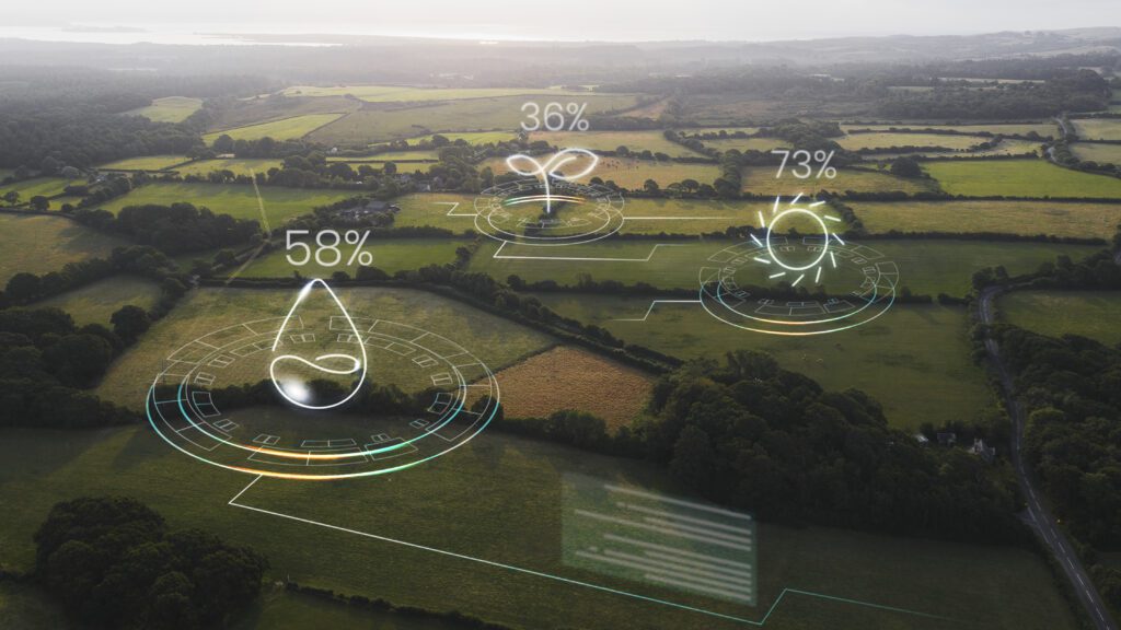 Gestão de dados agrícolas e conectividade rural