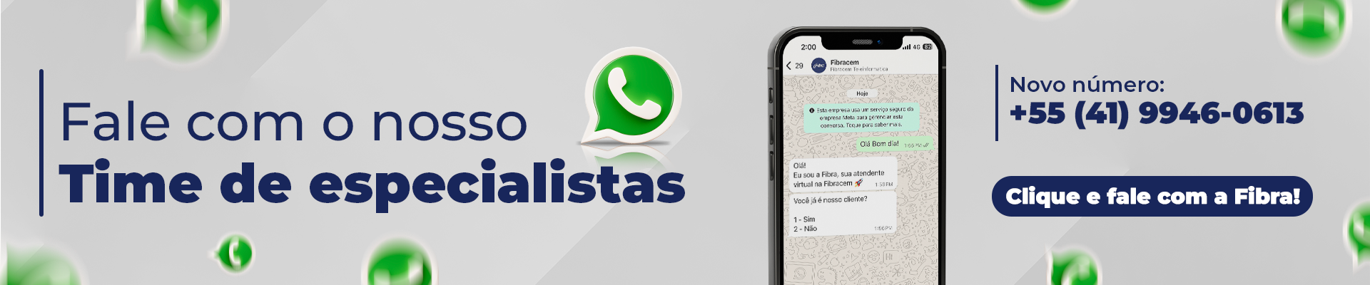 Banner time de especialistas